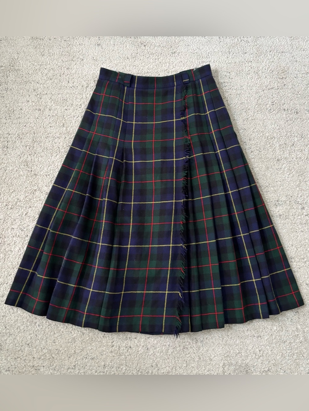 Vintage Ravens Wool Skirt